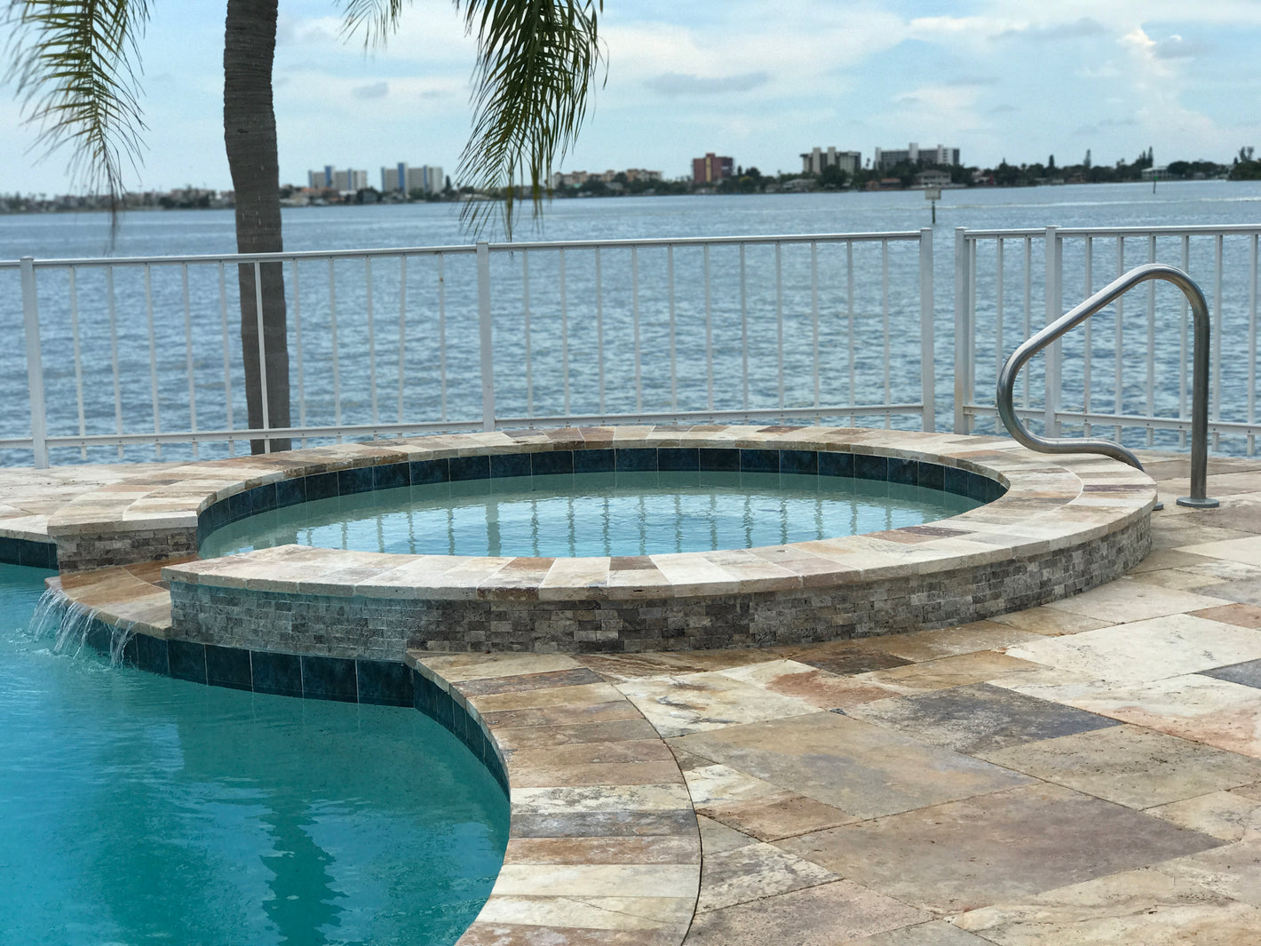 Travertine and Tile Spa
