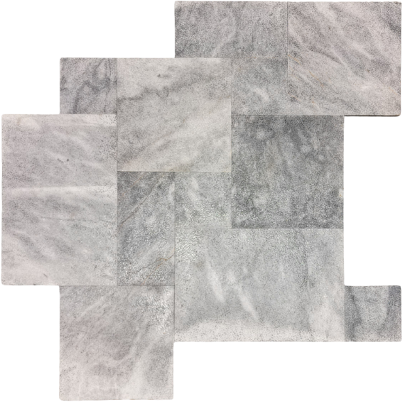 TRAVERTINE & MARBLE DECKS + PATIOS