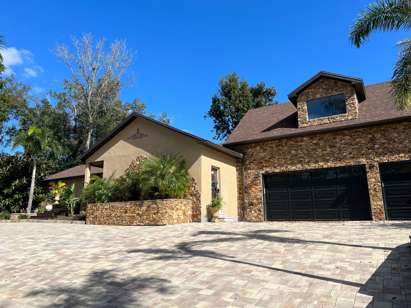 Paver driveway